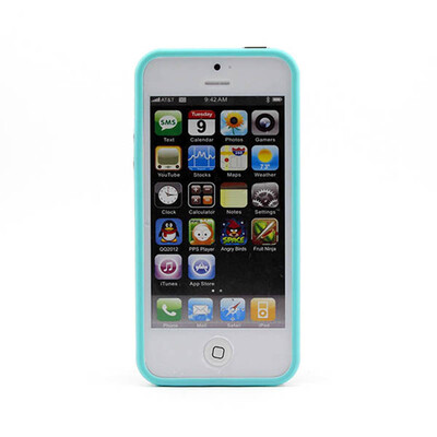

Мягкий силиконовый гель Hybrid High Impact бампер крышка чехол для Apple IPhone 5S 5G