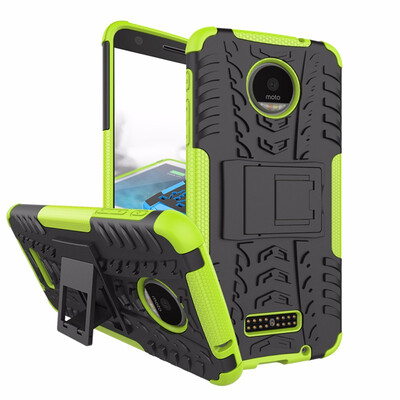

Goowiiz Phone Case For Motorola Moto G5 PlusZ ForceZ Play Armor Tire Texture Rugged Protection PCTPU Full Protection