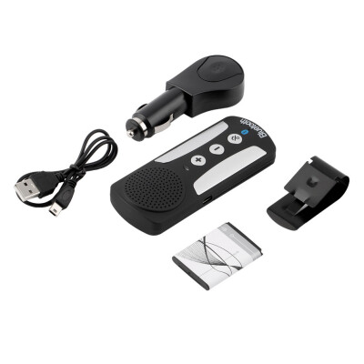 

New Wireless Bluetooth In-car Hands Free Car Kit Speakerphone Speaker