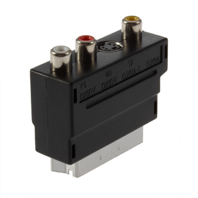 

RGB Scart to Composite RCA SVHS S-Video AV TV Audio Cable Adapter