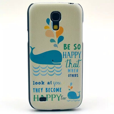 

MITI Colorful Flowers Background phone case cover skin Shell for Samsung galaxy S4 mini I9190