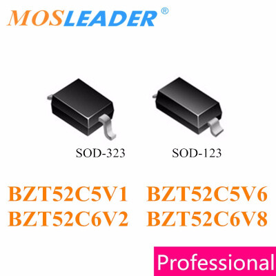 

Mosleader 3000PCS SOD323 SOD123 5V1 5V6 6V2 6V8 51V 56V 62V 68V BZT52C5V1 BZT52C5V6 BZT52C6V2 BZT52C6V8 0805 1206 Diode