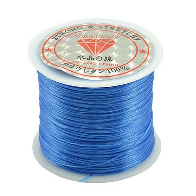 

50M Strong Stretch Elastic Cord Wire rope Bracelet Necklace String Bead 05mm