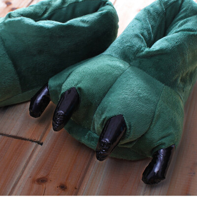 

Animal Paw Slippers Winter Monster Claw Flip Flop Plush Home Slippers Indoor Shoes