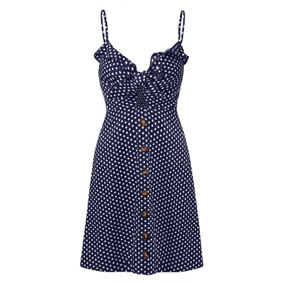 

Try Everything Sexy Dress Summer Women 2018 Polka Dot Party Dress Red Spaghetti Strap Bow Tie Cotton And Linen Women Dress