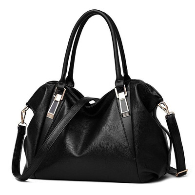 

SMOOZA Designer Women Handbag Female PU Leather Bags Handbags Ladies Portable Shoulder Bag Office Ladies Hobos Bag Totes