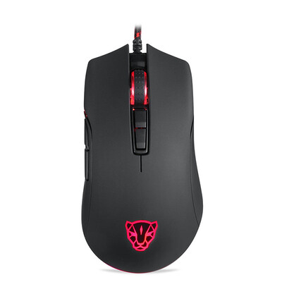 

Motospeed V70 RGB backlight esports game mouse rainbow dimming six files DPI adjustment eat chicken mouse wired Jedi survival PMW3320 black