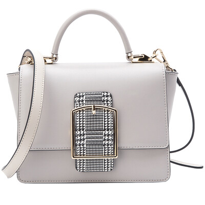 

AiWAS shoulder bag handbags fashion wild Messenger bag ladies portable small square bag OCT1762 gray