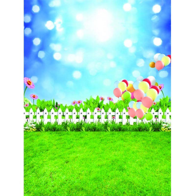 

Green Easter Festival Photo Backdrop 57FT Vinyl Fabric Cloth Digital Printing Photo Background s-658