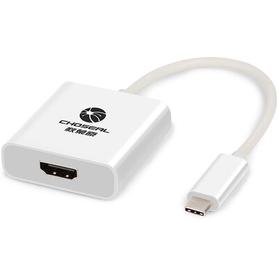 

Akihuo (CHOSEAL) QD6303 USBType-C to USB3.0 Hub RJ45 network as a mobile phone Apple Macbook multi-function converter (black