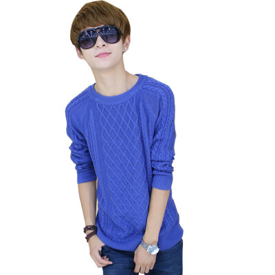 

Men fashion Casual Knit Sweater Slim winter autumn Pullover Round Neck knitwear