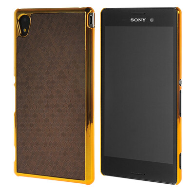 

MOONCASE Flash Flake Skin золото Chrome Hard Back чехол для Cover Sony Xperia M4 Coffee