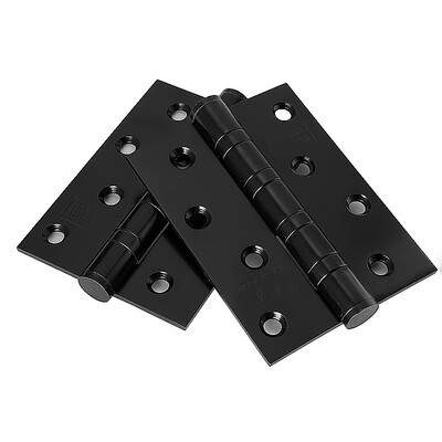 

Plum blossom BLOSSOM stainless steel hinge 2 piece set silent bearing hinge indoor door hinge 4 inch MG4-3 black