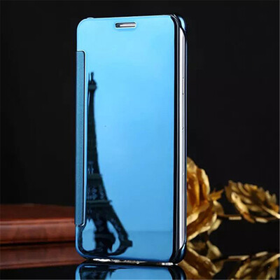 

Xiaomi Redmi Note 344x Luxury Mirror View Mirror PU Cover Flip Smart Clear Window Phone Case