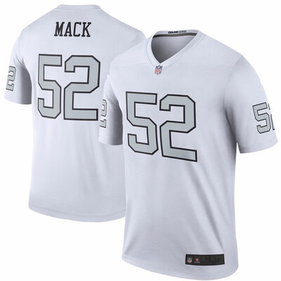 

Mens Oakland Raiders Khalil Mack Nike White Game Jersey