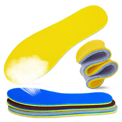 

Memory Foam Breathable insoles Sweat Absorbing mens womens Soft Comfortable Elastic Insole Shock Sport Shoes Pad