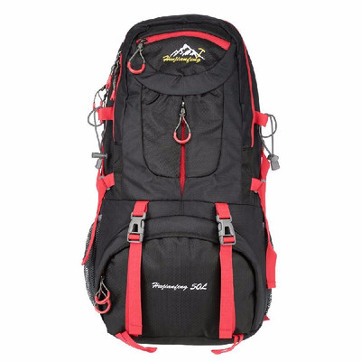 

Men Women 50L Large Capacity Outdoor Sports Mountaineering Backpack Hiking Trekking Travel Bag Knapsack