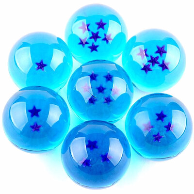 

35CM 7 Stars Crystal Balls Set 7PCS - ORANGE