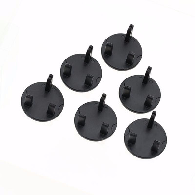 

6PcsPack Outlet Plugs Covers UK Type Safety Socket Cover Electrical Protector Safety Caps For Baby Proofing Black