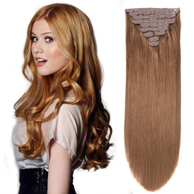 

Bhf Hair Clip In Hair Straight Remy Brazilian Human Hair 8A Unprocessed Hair Weave 10 PcsLot 160G