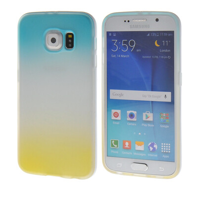 

MOONCASE Rainbow Series Soft Flexible Silicone Gel TPU Skin Shell Back Case Cover for Samsung Galaxy S6