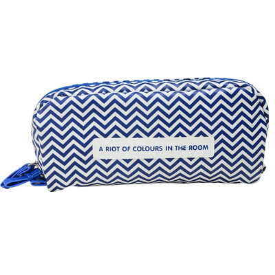 

Chenguang M & G APB93403 Geometry Big Pencil Pencil Pen Containers Deep Blue