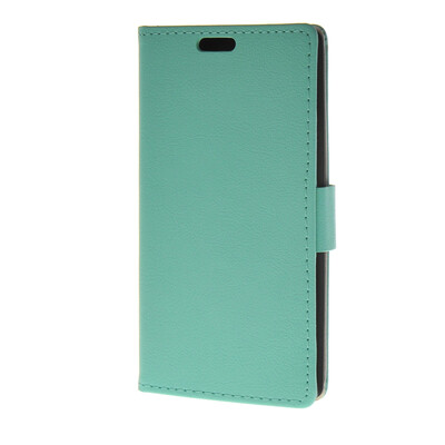 

MOONCASE Leather Side Flip Wallet Card Holder Stand Shell Pouch ЧЕХОЛ ДЛЯ LG G4 Mint Green