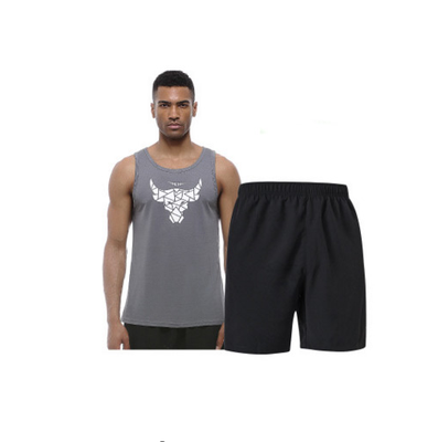 

Gym Fitness vest Top Survetement Mens Sport Running Shirt Quick Dry Basketball JerseyTraining T Shirt Jogging Clothing