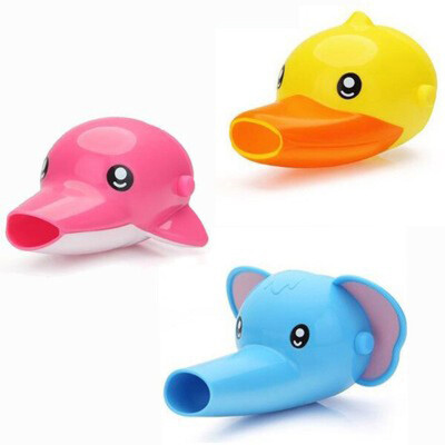 

Cntom1v 1pcs Cartoon Faucet Extender For Kid Children Kid Hand Washing In Bathroom Sink Elephant Dolphin Duck Bathroom Accessories