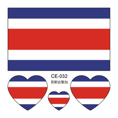 

10 PCS World Cup 32 Команды Новые шаблоны Татуировки Субсидии Маленькие Нервные Все страны Национальный флаг Субсидии Стикер Маленький свежий в