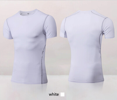 

Quick Dry Compression Mens Short Sleeve T-Shirts Running Shirt