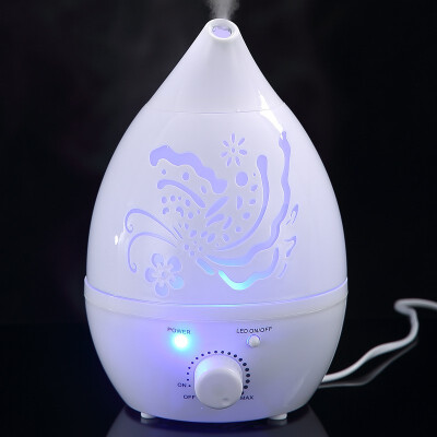 

Aromatherapy humidifier home Butterfly carved water drop humidifier Colorful night light gift humidifier