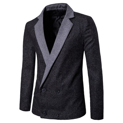 

Men Blazer Slim Fit Costume Homme Suit Jacket Masculine Blazer