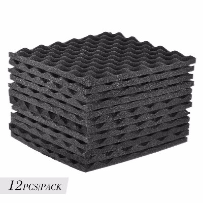 

12pcs Studio Acoustic Foams Panels Sound Insulation Foam 30 30cm