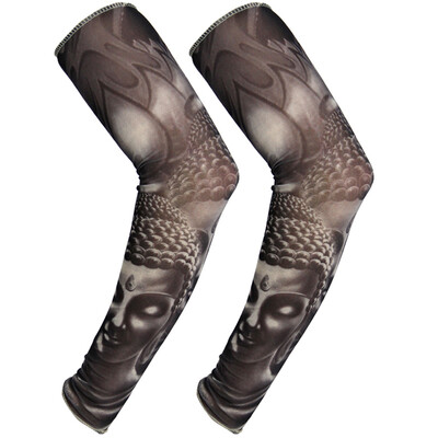 

Cavalry even Cavalry Tattoo Sleeve Male Flower Arm Outdoor Tattoo Ice Sleeve Driving Sun Sleeve Riding Armband Lady Summer Arm Set Color Random