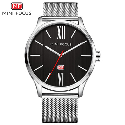 

MINI FOCUS Business Stainless Steel Strap Men Watch MF0018G