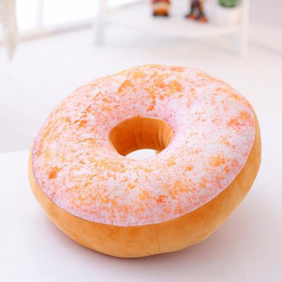 

Cute Soft Plush Pillow Stuffed Seat Pad Sweet Donut Foods Cushion throw pillow covers Case Toys pillowcase poszewka na poduszki