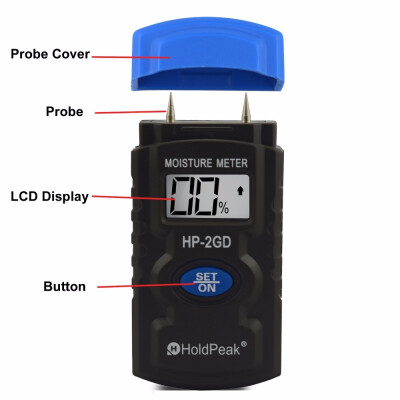 

10PCS 3-in-1 wood Moisture Meter higrometro Hygrothermograph Temperature Humidity meter Tester Concrete Wood Building Material