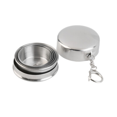 

Portable Folding 75ml Stainless Steel Travel Outdoor Hiking Collapsible Cup