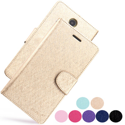 

Redmi Note 2 Mooncase Шелк и Maple Флип Folio PU кожаный чехол для Xiaomi Redmi Note 2 (5.5")