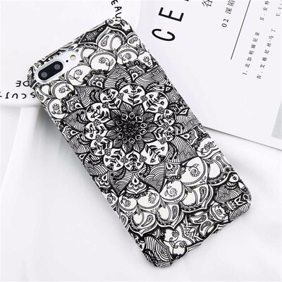 

Luminous Flower Case PC Back Cover For iPhone X 8 7 6 6S Plus