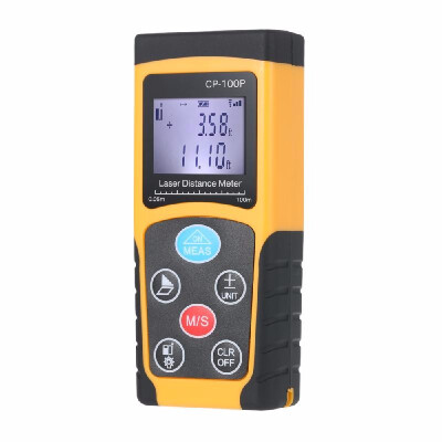 

80m Portable Handheld Digital Laser Distance Meter High Precision Range Finder Area Volume Measurement Data Storage with Backlight