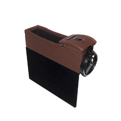 

2 Pcs Car Seat Gap Pocket Catcher Organizer LeakProof Storage Bags Multifunctional Seat Gap Store Content Box