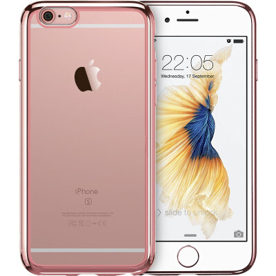 

ESR) iPhone6 ​​/ 6s phone case / protective cover 4.7 inch Apple 6 / 6S mobile phone sets silicone transparent anti-drop soft shell first color crystal Yao series rose gold