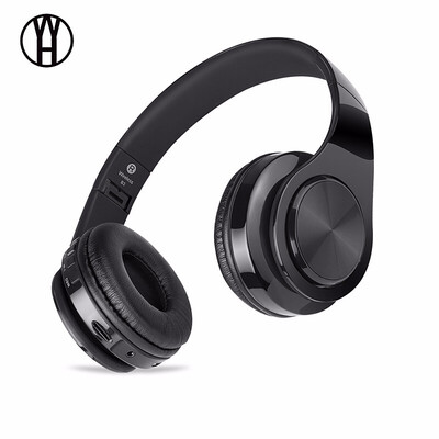 

WH B3 Bluetooth Wireless Stereo Headset sports music game Headphone With Mic Support TF Card FM Radio For PC samsung huawei iphone