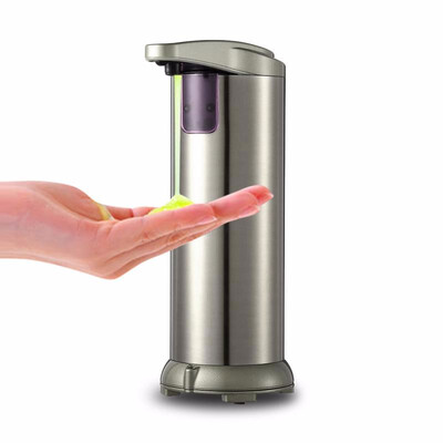 

AD - 02C 280ml Shower Bath Stainless Steel Sensor Soap Shampoo Dispenser for Bathroom Washroom