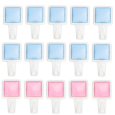 

Melody mechanical impressions no trace hook strong hook 15 pieces nail-free kitchen bathroom bathroom hook rain dragon 5 board