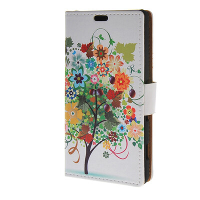 

MOONCASE Case for Sony Xperia Z4V Leather Flip Wallet Style Card Holder and Kickstand Case Cover [Cute Pattern] Design / a04