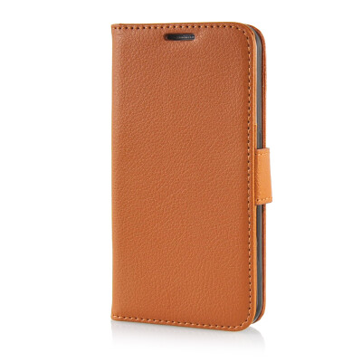 

MOONCASE Litch Skin Leather Side Flip Wallet Card Slot Pouch Stand ЧЕХОЛ ДЛЯ Samsung Galaxy S6 Brown