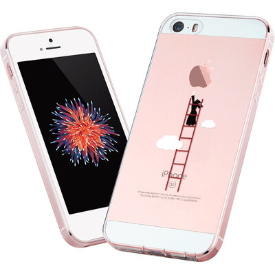 

(ESR) iPhone SE / 5s оболочка телефона / защитная крышка Apple 5S мобильный телефон устанавливает силиконовые прозрачные противоскользящие мягкие раковины, какая серия лестниц